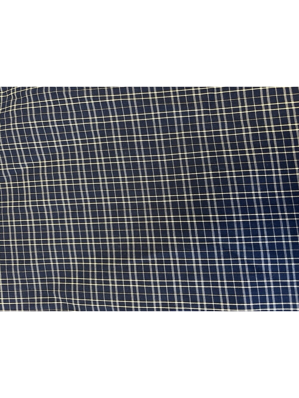 Men’s Eddie Bauer Wrinkle Resistant Blue&White Plaid Dress Shirt Size L - Picture 5 of 6